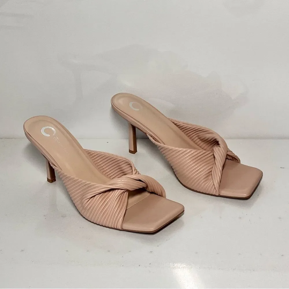 Journee Collection Greer Pleated Sandals